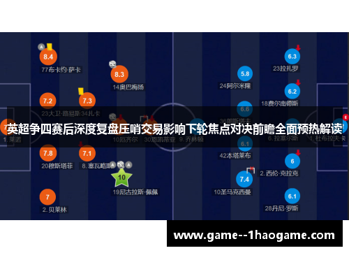 英超争四赛后深度复盘压哨交易影响下轮焦点对决前瞻全面预热解读